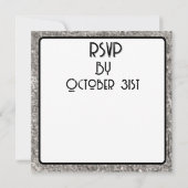 スウィートハート・ホワイト・シルバー・ダンサー: #1 招待状 (裏面)