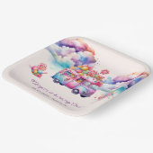 スウィートバジェットキャンディーレーンキッド誕生日 ペーパープレート (傾斜あり)