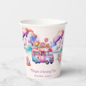 スウィートバジェットキャンディーレーンキッド誕生日 紙コップ (裏面)