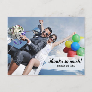 スウィートバナ結婚ーサンキューカード ポストカード