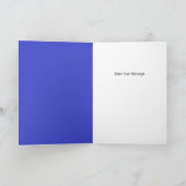 スウィートバニラお誕生日ケーキ：青空白の カード (内部)