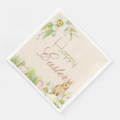 スウィートバニーハッピーイースターフローラウォーターカラー (コーナー)