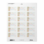 スウィートバニー住所 シール (フルシート)