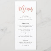 スウィートバラモダン金ゴールド結婚プリンセスのメニュー メニュー (正面)