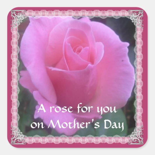 スウィートバラ スクエアシール (正面)