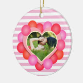 スウィートバレンタインの夢/写真テンプレート セラミックオーナメント (左)