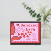 スウィートバレンタインの誕生日恋しく思ズ・ユー・ラブ シーズンポストカード (スタンド正面)