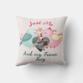 スウィートバレンタインカップルオーダーメイドカスタマイズ クッション (裏面)