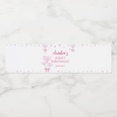 スウィートバレンタインズガール誕生日 ペットボトルラベル (シングルラベル)