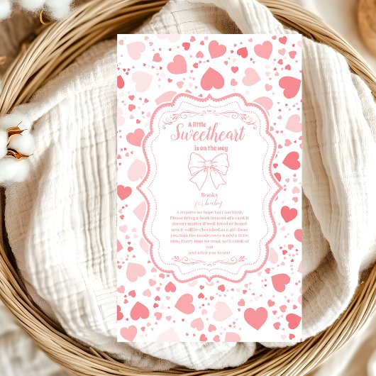 スウィートバレンタインデーベビーブックベビー エンクロージャーカード