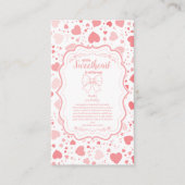 スウィートバレンタインデーベビーブックベビー エンクロージャーカード (正面)