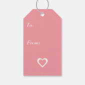 スウィートバレンタインビッアーガイルクハート ギフトタグ (裏面)