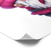 スウィートバレンタイン格言フローティングハートバブル ポスター (角)