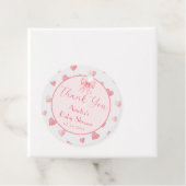 スウィートバレンタイン赤ちゃんシャワーメッセージカード フェイバータグ (インサイチュ)