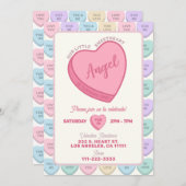 スウィートバースデーパーティーの招待招待状 招待状 (正面/裏面)