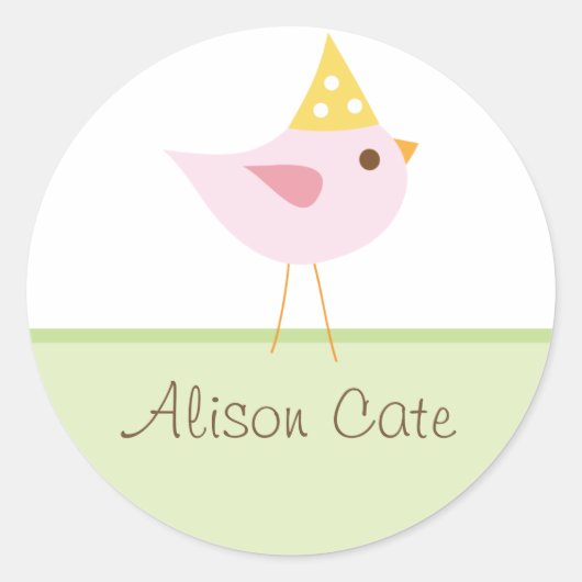 スウィートバーディシール ラウンドシール (正面)