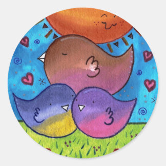 スウィートバーディスティッカー ラウンドシール