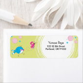 スウィートバーディ差出人住所ラベル ラベル (インサイチュ)