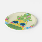 スウィートパイナップルガールズオネダーフルファースト誕生日 ペーパープレート (アングル)