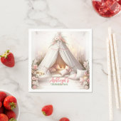 スウィートパジャマガーリーパーティースレポバー誕生日 スタンダードカクテルナプキン (インサイチュ)