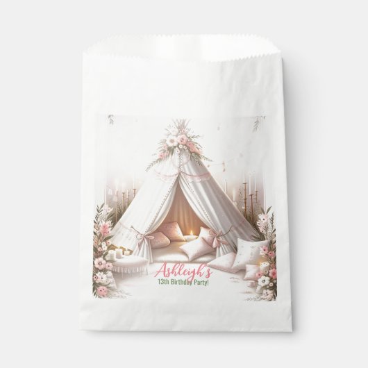 スウィートパジャマガーリーパーティースレポバー誕生日 フェイバーバッグ (正面)