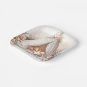 スウィートパジャマガーリーパーティースレポバー誕生日 ペーパープレート (傾斜あり)