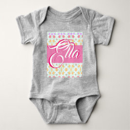 スウィートパステルアンドグレー ベビーボディスーツ