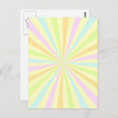 スウィートパステルズスピニングホイールバースト ポストカード (正面/裏面)