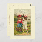 スウィートパップ最高の誕生日ウィッシュ ポストカード (正面/裏面)