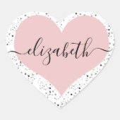 スウィートパーソナライズされたシール ハートシール (正面)