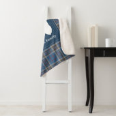 スウィートパーソナライズされたホームタータンチェッククラントンプソンプレイド シェルパブランケット (インサイチュ)