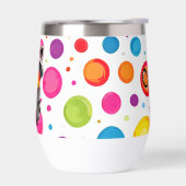 スウィートパーソナライズされたラクーンとレインボーハート (左面)