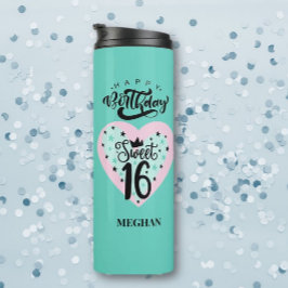 スウィートパーソナライズされた16誕生日 タンブラー