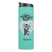 スウィートパーソナライズされた16誕生日 タンブラー (回転右)