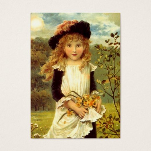 スウィートビクトリアンスタイルギフトラベルザダフォディルガール (正面)