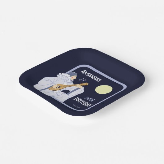 スウィートピエロ遊ピエロのルテCC1271誕生日 ペーパープレート (傾斜あり)