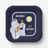 スウィートピエロ遊ピエロのルテCC1271誕生日 ペーパープレート (正面)