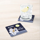 スウィートピエロ(遊ピエロ)のルテCC1270誕生日 スクエアペーパーコースター (インサイチュ)