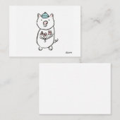 スウィートピグノートカード ノートカード (正面/裏面)