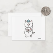 スウィートピグノートカード ノートカード (正面/裏面インサイチュ)