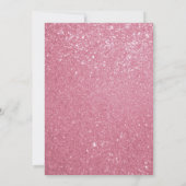 スウィートピンクとブルーのユニコーン誕生日パーティー 招待状 (裏面)