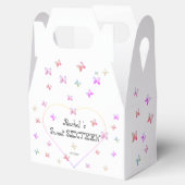 スウィートピンクハート蝶スウィート16誕生日 フェイバーボックス (オープン)