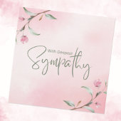 スウィートピンクローゼス悔やみや弔慰