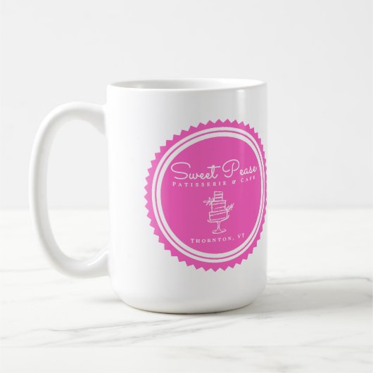 スウィートピーズパティスリー&カフェマグ コーヒーマグカップ (左)