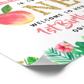 スウィートピーチガールズ1stバースデーウェルカム ポスター (角)