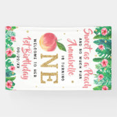 スウィートピーチガールズ1stバースデーウェルカム 横断幕 (横)