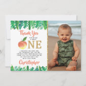 スウィートピーチガールズ1stバースデーフォト サンキューカード (正面)