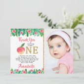 スウィートピーチガールズ1stバースデーフォト サンキューカード (スタンド正面)