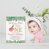 スウィートピーチガールズ1stバースデーフォト 招待状 (スタンド正面)