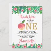 スウィートピーチガールズ1st誕生日 サンキューカード (正面)